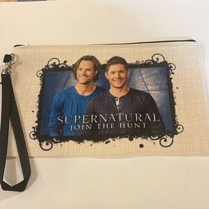 Sam & Dean Supernatural large cosmetic bag